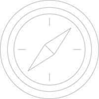 Compass sign web icon. vector