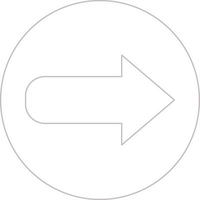 Arrow sign web icon. vector