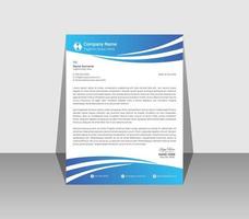 Professional and modern letterhead design template vector