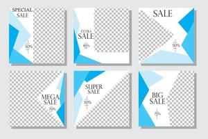 set banner social media post design,modern banner. vector