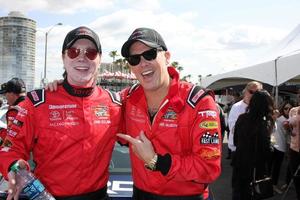 los angeles, 7 de febrero - john rzeznik, mark mcgrath en el toyota grand prix de long beach pro celebrity race press day en el recinto del grand prix el 7 de abril de 2015 en long beach, ca foto