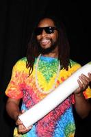 LOS ANGELES, MAY 1 -  Lil Jon, who refused to pose in the press room until they brought the photographers champagne  They did, he posed at the 1st iHeartRadio Music Awards Press Room on May 1, 2014 photo