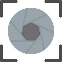 Camera Frame Flat Icon vector