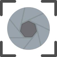 Camera Frame Flat Icon vector