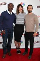 LOS ANGELES, MAY 26 - Sterling K Brown, Mandy Moore, Milo Ventimiglia at the Red Nose Day 2016 Special at Universal Studios on May 26, 2016 in Los Angeles, CA photo