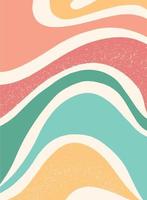 Abstract groovy background with wavy stripes for posters, prints, cards, templates, wallpaper, wrap, scrapbooking, stationary, etc. EPS 10 vector