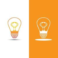 light bulb symbol icon vector