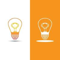 light bulb symbol icon vector