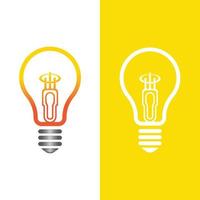light bulb symbol icon vector