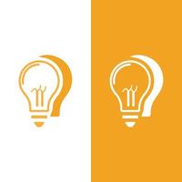 light bulb symbol icon vector