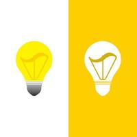 light bulb symbol icon vector