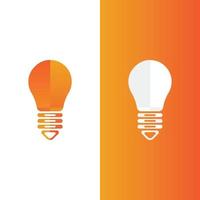 light bulb symbol icon vector