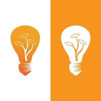 light bulb symbol icon vector