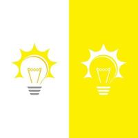 light bulb symbol icon vector