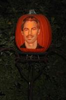 LOS ANGELES, OCT 4 - Paul Walker Carved Pumpkin at the RISE of the Jack O Lanterns at Descanso Gardens on October 4, 2014 in La Canada Flintridge, CA photo