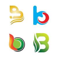 B letter vector illustration