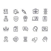 Healthcare Medicine Icons vector design
