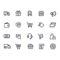 Retail icons vector design