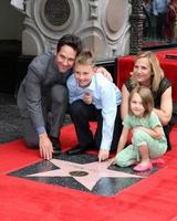 vLOS ANGELES, JUL 1 - Paul Rudd, Family at the Paul Rudd Hollywood Walk of Fame Star Ceremony at the El Capitan Theater Sidewalk on July 1, 2015 in Los Angeles, CA photo