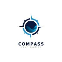 Compass Creative Concept Logo Design Template vector