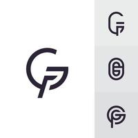 plantilla de vector de logotipo de inicia g, símbolo de logotipo creativo