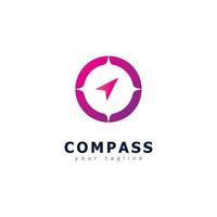 Compass Creative Concept Logo Design Template vector