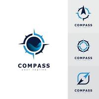 Compass Creative Concept Logo Design Template vector