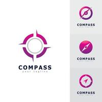 Compass Creative Concept Logo Design Template vector