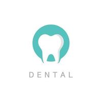 logotipo de la clínica dental. dentista y boca de salud. ilustración para su negocio vector
