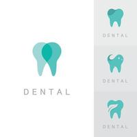 logotipo de la clínica dental. dentista y boca de salud. ilustración para su negocio vector