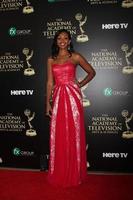 LOS ANGELES, JUN 22 - Mishael Morgan at the 2014 Daytime Emmy Awards Arrivals at the Beverly Hilton Hotel on June 22, 2014 in Beverly Hills, CA photo