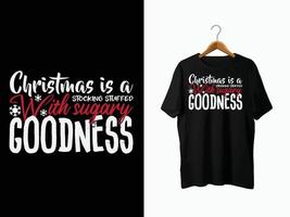 Christmas T-Shirt Design. vector