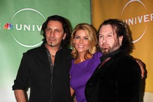 LOS ANGELES, JAN 13 - Patrick Tatopoulos, McKenzie Westmore, Glenn Hetrick arrives at the NBC TCA Winter 2011 Party at Langham Huntington Hotel on January 13, 2010 in Westwood, CA photo