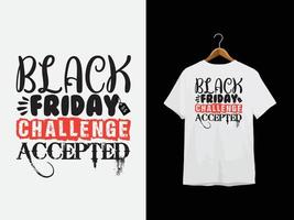 Black Friday T-Shirt Design vector