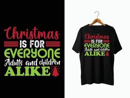 Christmas T-Shirt Design. vector