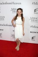 LOS ANGELES, MAR 9 - Hannah Alligood at the Miracles From Heaven Premiere at the ArcLight Hollywood Theaters on March 9, 2016 in Los Angeles, CA photo