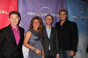 LOS ANGELES, JAN 13 - Bobby Flay, Lorena Garcia, Steve Ellis, Curtis Stone arrives at the NBC TCA Winter 2011 Party at Langham Huntington Hotel on January 13, 2010 in Westwood, CA photo