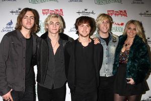 LOS ANGELES, NOV 30 - R5, Ross Lynch at the 2014 Hollywood Christmas Parade at the Hollywood Boulevard on November 30, 2014 in Los Angeles, CA photo