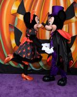 LOS ANGELES, OCT 1 - Minnie Mouse, Mickey Mouse at the VIP Disney Halloween Event at Disney Consumer Product Pop Up Store on October 1, 2014 in Glendale, CA photo