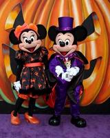 LOS ANGELES, OCT 1 - Minnie Mouse, Mickey Mouse at the VIP Disney Halloween Event at Disney Consumer Product Pop Up Store on October 1, 2014 in Glendale, CA photo