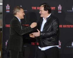 LOS ANGELES, JAN 5 - Christoph Waltz, Quentin Tarantino at the Quentin Tarantino Hand and Footprints Ceremony at the TCL Chinese Theater IMAX on January 5, 2016 in Los Angeles, CA photo