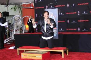 LOS ANGELES, JAN 5 - Quentin Tarantino at the Quentin Tarantino Hand and Footprints Ceremony at the TCL Chinese Theater IMAX on January 5, 2016 in Los Angeles, CA photo