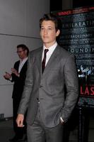 LOS ANGELES, OCT 6 - Miles Teller at the Whiplash Premiere at Bing Theatre At LACMA on October 6, 2014 in Los Angeles, CA photo