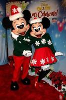 LOS ANGELES, DEC 11 - Mickey Mouse, Minnie Mouse at the Disney on Ice Red Carpet Reception at the Staples Center on December 11, 2014 in Los Angeles, CA photo