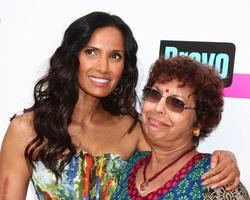 LOS ANGELES, MAY 22 - Padma Lakshmi, mom arrives at the Bravo Media s 2013 For Your Consideration Emmy Event at the ATAS Leonard H Goldenson Theater on May 22, 2013 in No Hollywood, CA photo