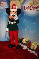 LOS ANGELES, DEC 11 - Mickey Mouse at the Disney on Ice Red Carpet Reception at the Staples Center on December 11, 2014 in Los Angeles, CA photo