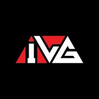 ILG triangle letter logo design with triangle shape. ILG triangle logo design monogram. ILG triangle vector logo template with red color. ILG triangular logo Simple, Elegant, and Luxurious Logo. ILG