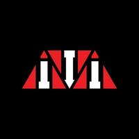 III triangle letter logo design with triangle shape. III triangle logo design monogram. III triangle vector logo template with red color. III triangular logo Simple, Elegant, and Luxurious Logo. III