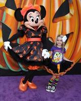 LOS ANGELES, OCT 1 - Minnie Mouse, McKenna Grace at the VIP Disney Halloween Event at Disney Consumer Product Pop Up Store on October 1, 2014 in Glendale, CA photo