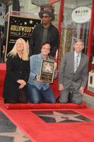 LOS ANGELES, DEC 21 - Quentin Tarantino, Samuel L Jackson, Chamber officials at the Quentin Tarantino Hollywood Walk of Fame Star Ceremony at the Hollywood Blvd on December 21, 2015 in Los Angeles, CA photo